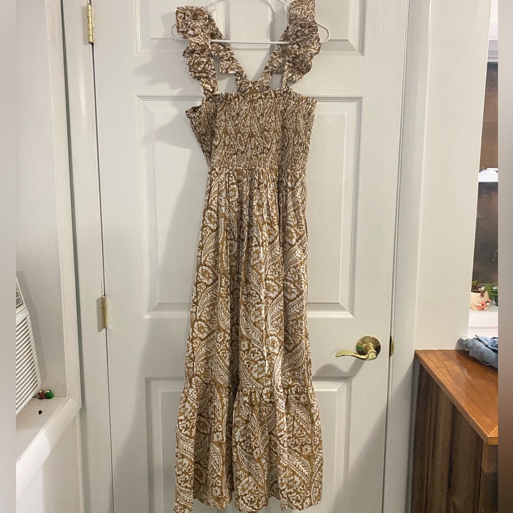 Marea by Liz Joy Sasco heritage versatile chic maxi dress NWOT size L